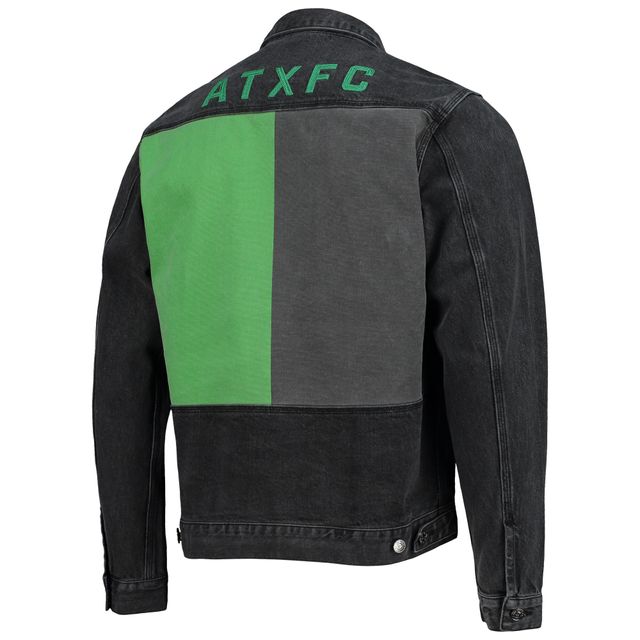 V118087 AUSTINFC NOIR WCV S22 VESTE EN DENIM POUR HOMMES JACMENMID