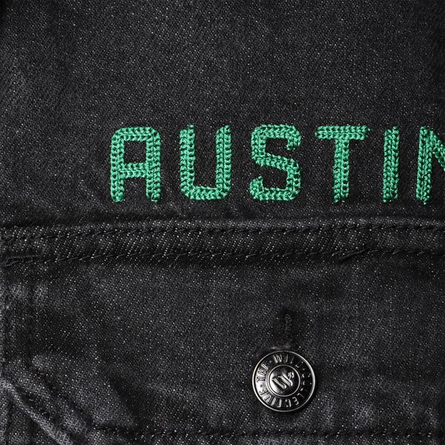V118087 AUSTINFC NOIR WCV S22 VESTE EN DENIM POUR HOMMES JACMENMID