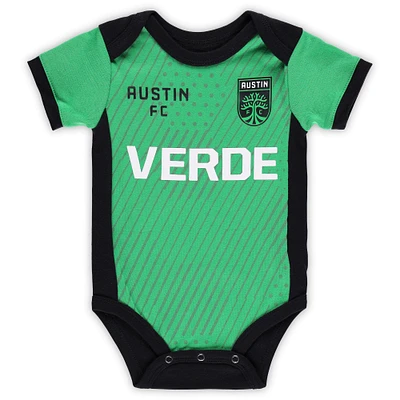 Newborn & Infant Green/Black Austin FC Field Player Bodysuit