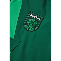 Unisex Live Breathe Futbol Green Austin FC Tekker Half-Zip Anorak Jacket