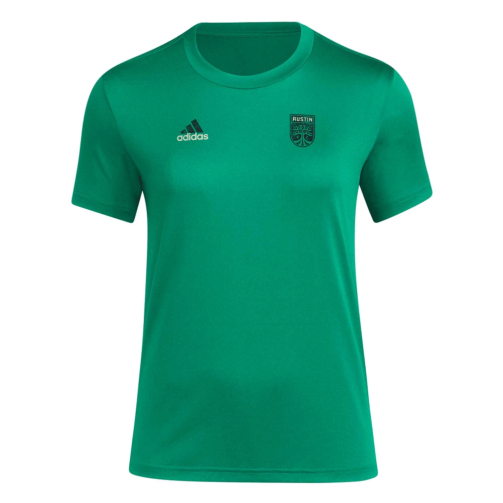Women's adidas Green Austin FC Local Stoic T-Shirt