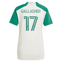 Women's adidas Jon Gallagher Tan Austin FC 2024 The Armadillo Kit Replica Player Jersey