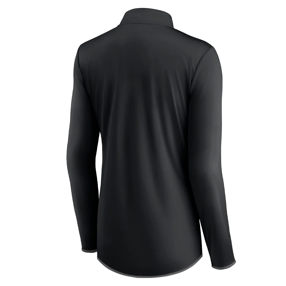 Women's Fanatics Black Austin FC Worth the Drive Quarter-Zip Top