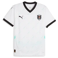 Men's Puma  White Austria National Team 2024 Away Replica Jersey
