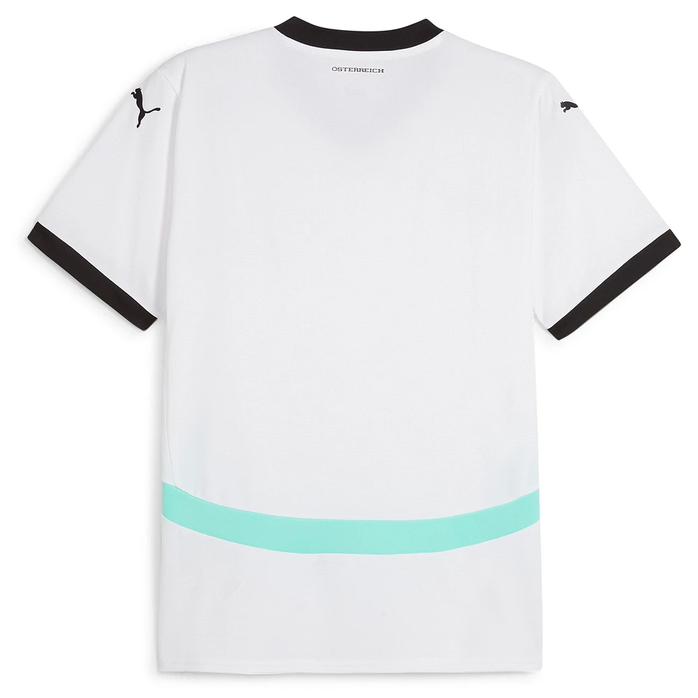 Men's Puma  White Austria National Team 2024 Away Replica Jersey