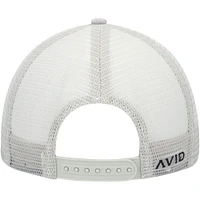 Avid Sports Lay Day Trucker Snapback Adjustable Hat - Gray/White