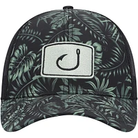 Men's Avid Black Island Time Trucker Snapback Hat