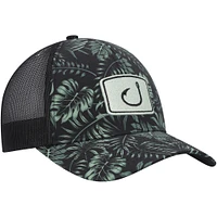 Men's Avid Black Island Time Trucker Snapback Hat
