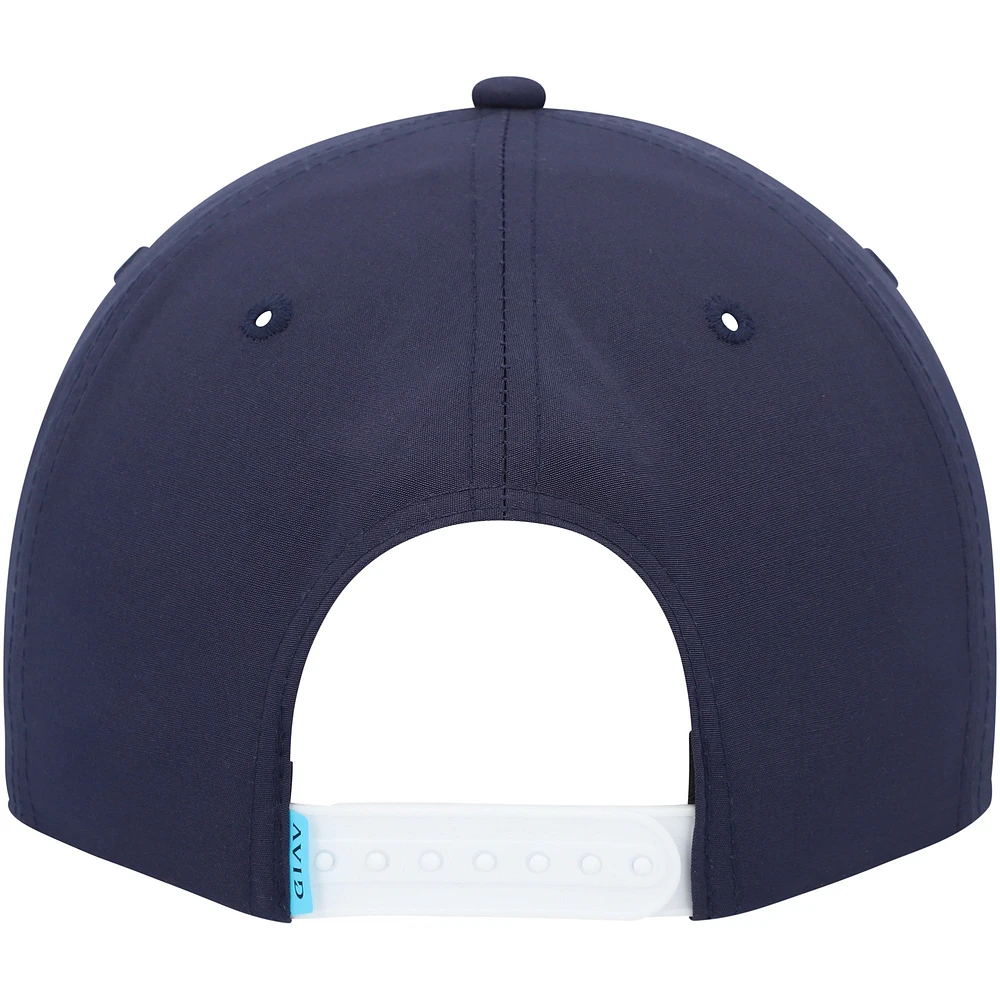 Men's Avid Navy Spindle AVIDry Snapback Hat