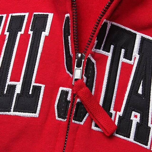 Sweat à capuche entièrement zippé Stadium Athletic Cardinal Ball State Cardinals pour femme