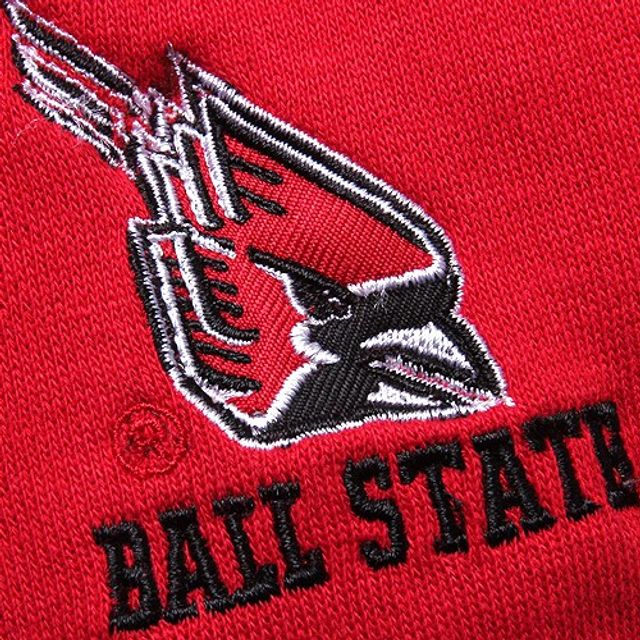 Sweat à capuche entièrement zippé Stadium Athletic Cardinal Ball State Cardinals pour femme