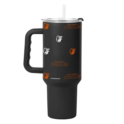 Verre à revêtement en poudre Step and Repeat de 40 oz des Orioles de Baltimore