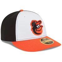 Baltimore Orioles New Era Home Authentic Collection On-Field Low Profile 59FIFTY - Fitted Hat White/Orange