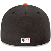 Baltimore Orioles New Era Home Authentic Collection On-Field Low Profile 59FIFTY - Fitted Hat White/Orange