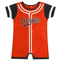 Barboteuse Fast Pitch Orange Baltimore Orioles Fanatics pour bébé