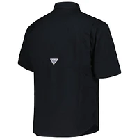 Men's Columbia Black Baltimore Orioles Tamiami Omni-Shade Button-Down Shirt