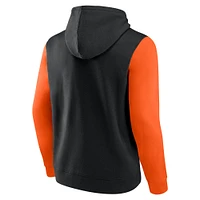 Men's Fanatics Black Baltimore Orioles Outline Fleece Pullover Hoodie