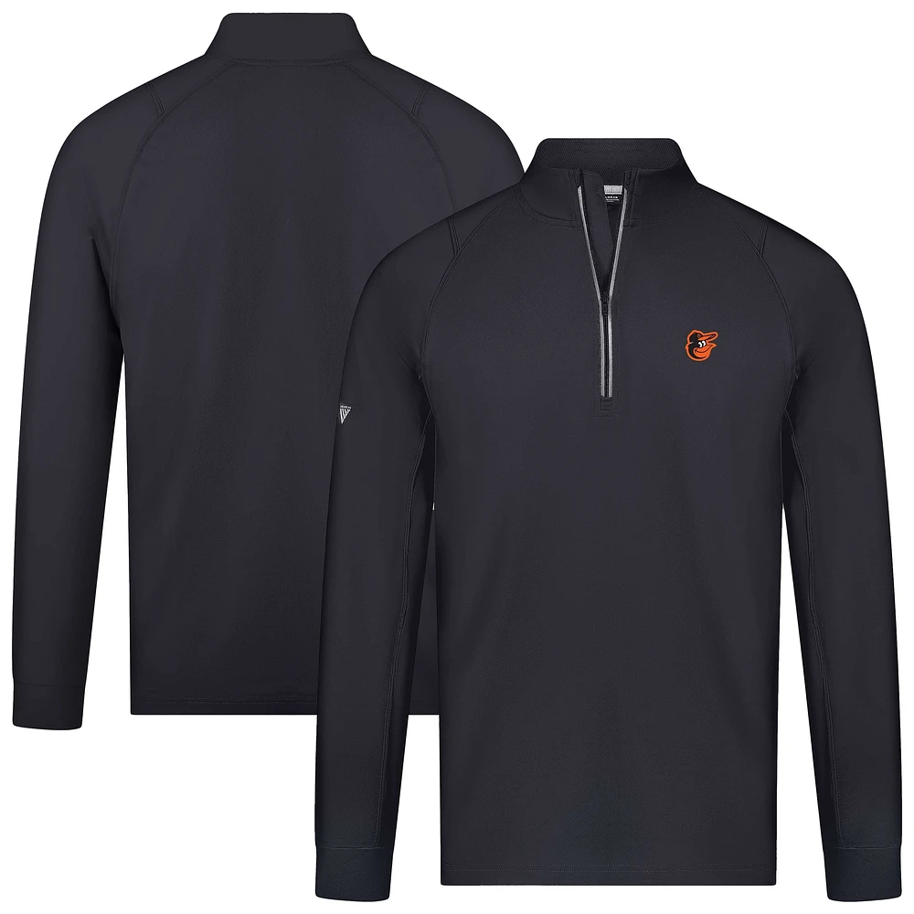 Pull-over noir à glissière quart de tour Theory Insignia 2.0 Baltimore Orioles pour homme Levelwear
