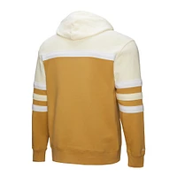 Sweat à capuche Mitchell & Ness pour homme, couleur beige/crème, entraîneur-chef des Orioles de Baltimore