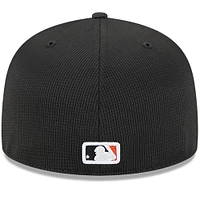 Men's New Era Black Baltimore Orioles City Connect Batting Practice 59FIFTY Fitted Hat