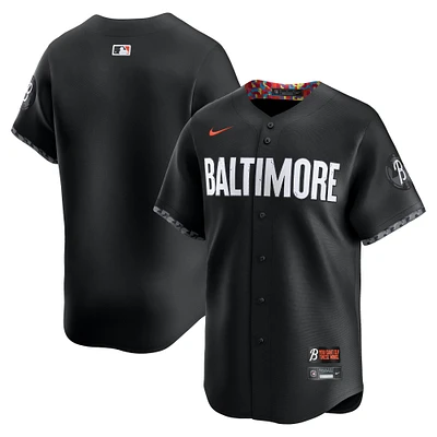 Maillot Nike City Connect Limited noir pour homme des Orioles de Baltimore