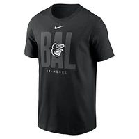 Men's Nike Black Baltimore Orioles Fashion Local T-Shirt