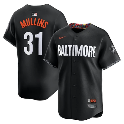 Men's Nike Cedric Mullins Black Baltimore Orioles City Connect  Limited Player Jersey