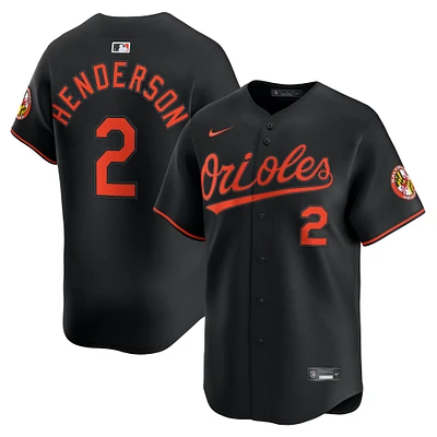 Maillot de joueur alternatif Gunnar Henderson Baltimore Orioles pour homme Nike noir