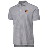 Men's Peter Millar Black Baltimore Orioles Jubilee Stripe Stretch Jersey Polo
