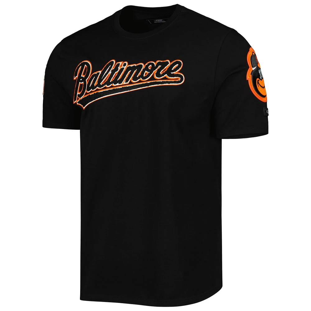 Men's Pro Standard Black Baltimore Orioles Team Logo T-Shirt