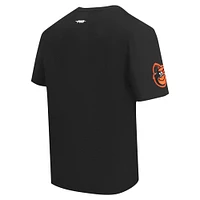 Men's Pro Standard Black Baltimore Orioles Turn It Up Dropped Shoulder T-Shirt
