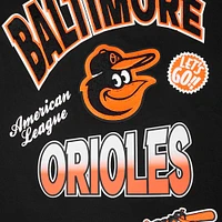 Men's Pro Standard Black Baltimore Orioles Turn It Up Dropped Shoulder T-Shirt