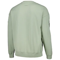 Men's Pro Standard Green Baltimore Orioles Neutral Drop Shoulder Pullover Sweatshirt