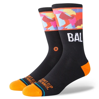 Chaussettes mi-mollet Stance Baltimore Orioles 2023 City Connect noires pour homme
