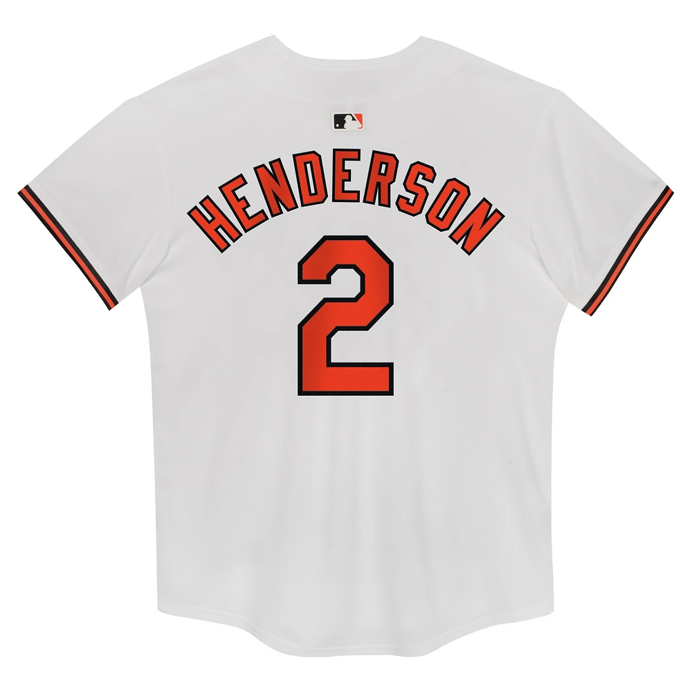 Preschool Nike Gunnar Henderson White Baltimore Orioles Home Game Jersey