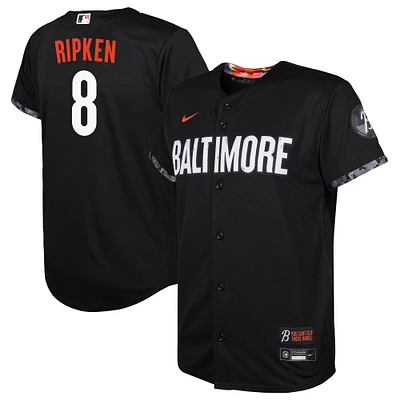 Toddler Nike Cal Ripken Black Baltimore Orioles City Connect Replica Player Jersey
