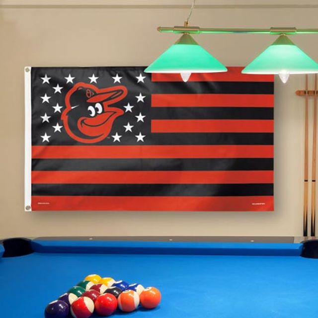 WinCraft Baltimore Orioles Deluxe Stars & Stripes Drapeau 3' x 5'