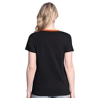Women's G-III 4Her by Carl Banks  Black Baltimore Orioles Pitch T-Shirt