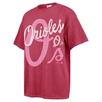 T-shirt Dopamine Tradition des Orioles de Baltimore roses '47 pour femmes