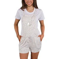 Women's Concepts Sport Cream Baltimore Orioles Montana Hacci Knit Romper Overalls