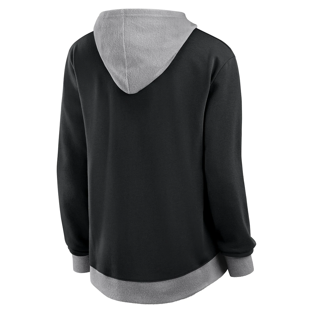 Women's Fanatics  Black Baltimore Orioles Hit It French Terry Full-Zip Hoodie