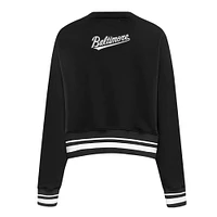 V110751 Oriole BLACK SWTLADCRW LBOC314715-BLK #1 COL RAS DU COU POUR FEMMES AVEC PERLES CÔTELÉES FLC