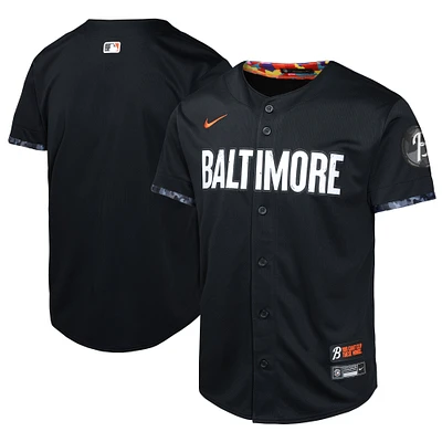 Maillot Nike noir Baltimore Orioles City Connect Limited pour jeune
