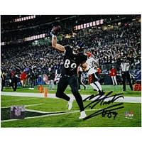 Mark Andrews Baltimore Ravens Autographed 8" x 10" Touchdown Spike Photograph