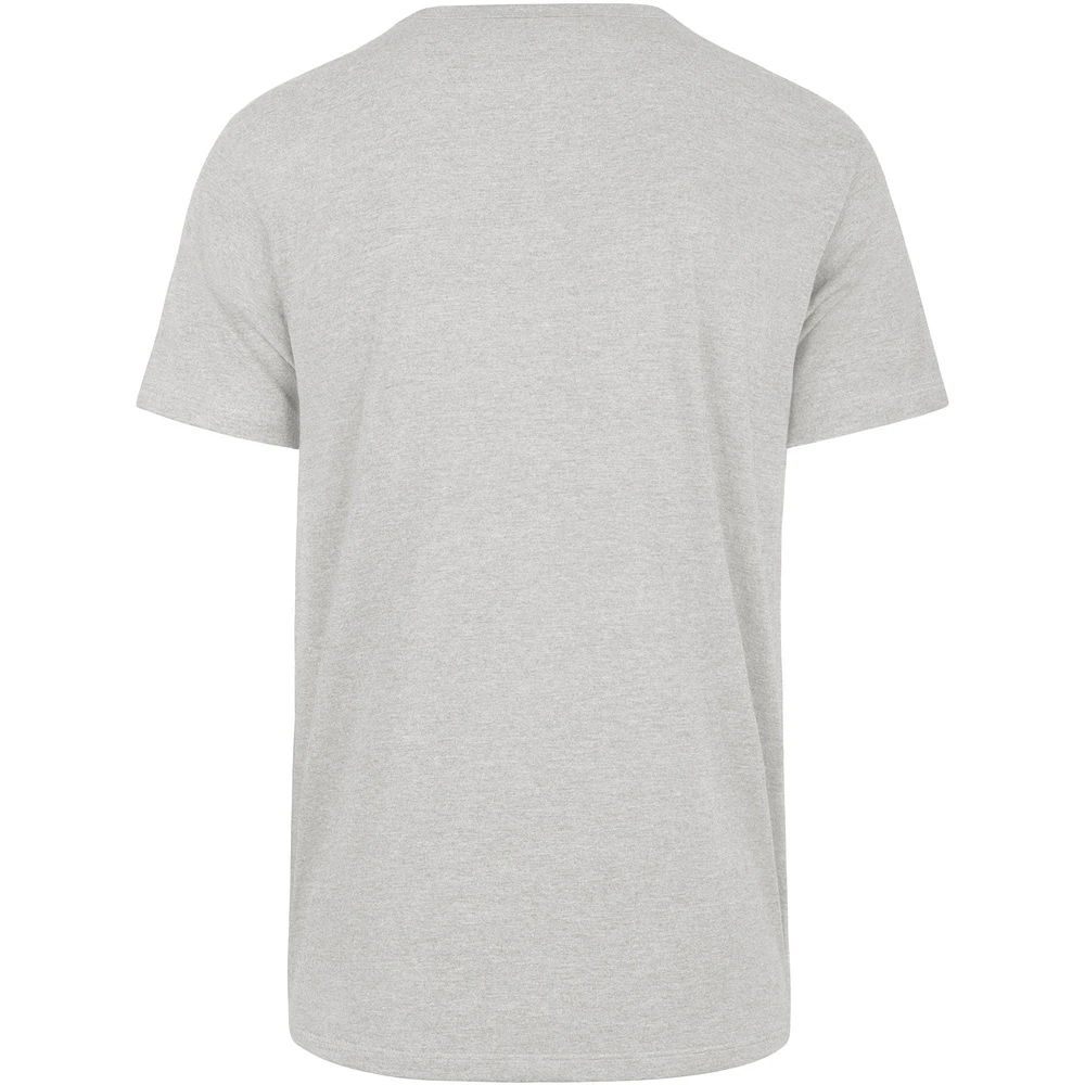 Men's '47 Heathered Gray Baltimore Ravens Dozer Franklin Lightweight T-Shirt
