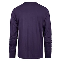 Men's '47 Purple Baltimore Ravens Rising Super Rival Long Sleeve T-Shirt