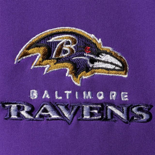 Veste à capuche zippée intégrale Dunbrooke pour hommes Baltimore Ravens Tailles Big & Tall Alpha violet/noir