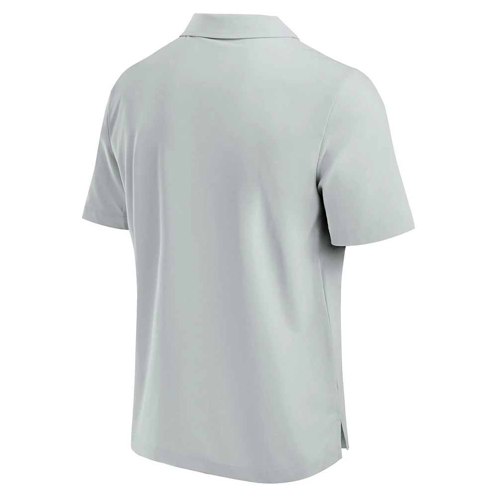 Men's Fanatics Gray Baltimore Ravens Front Office Button-Up Shirt