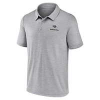 Men's Fanatics Gray Baltimore Ravens Making Waves Polo