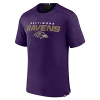Men's Fanatics Purple Baltimore Ravens Defender Evo T-Shirt